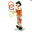 Figurine Clown - Alfie - Original Murano Glass OMG