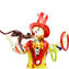 Clown figurine - Jimbo - Original Murano Glass OMG