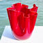 Tigela Wave Centerpiece - Vermelho - Vidro Murano Original OMG