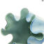 Cuenco Wave Centerpiece - Azul claro - Cristal de Murano original OMG