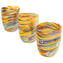 Conjunto de 6 copos Missoni - Millefiori spots - Original Murano Glass OMG