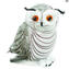 Owl - Grey - Original Murano Glass OMG