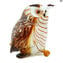 Owl - Brown - Original Murano Glass OMG