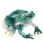美妙的青蛙雕塑 - 深綠色 - 原版穆拉諾玻璃 OMG