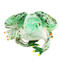 Magnifique sculpture de grenouille - Vert - Verre de Murano original OMG