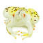 Wonderful Frog sculpture - Yellow - Original Murano glass OMG
