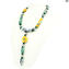 Afrika - Ethnische Halskette - Venezianische Perlen - Original Muranoglas OMG