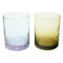 Drinking Glass Tumbler Set - Twisted  