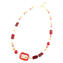 Collier Riga - Rouge - Verre Original de Murano OMG