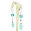 Orecchini lunghi - Lilly pietre - Vetro di Murano Originale 