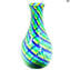 Vase Spiralampulle Cannes - Originalglas Murano OMG