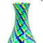 花瓶 スパイラル アンプル カンヌ - オリジナル グラス ムラーノ OMG