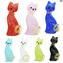 Chat multicolore avec or - 1 pièce - Verre de Murano original OMG