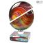 Saturno - Scultpure em Calcedônia - Original Murano Glass OMG