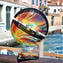 Saturno - Scultpure en Calcédoine - Verre de Murano Original OMG