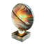 Saturno - Scultpure en Calcédoine - Verre de Murano Original OMG