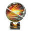 Saturno - Scultpure en Calcédoine - Verre de Murano Original OMG