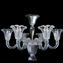 Table Lamp Flambeau - Crystal 6 light - Original Murano Glass OMG 