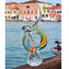 Scultura Nodo di amore - Multicolor - Vetro di Murano Originale OMG