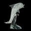 Delphin auf einer Welle - Original Muranoglas - OMG