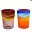 Set di 6 Bicchieri sunny - Vetro di Murano
