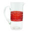 Кувшин с красными полосками - Original Murano Glass OMG