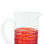 Krug mit roten Streifen - Original Muranoglas OMG