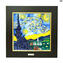 The Starry Night - Van Gogh canvas tribute - Original Murano Glass OMG