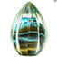 El huevo del dragón - Cristal de Murano original OMG
