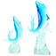 Shark on wave - Sculpture - Original Murano glass OMG