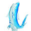 Requin sur vague - Sculpture - Verre original de Murano OMG