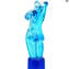 Cuerpo masculino desnudo - Escultura - Cristal de Murano original OMG