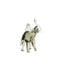 Figurine éléphant en verre fumé - Original Murano Glass OMG