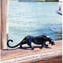 Фигурка черной пантеры - Original Murano Glass OMG