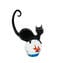 Cat on Fish Ball Aquarium - Vidro de Murano Original OMG