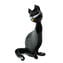Chat noir - Verre de Murano d'origine OMG