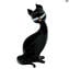 Schwarze Katze – Original Muranoglas OMG