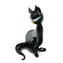 Черный кот - оригинальное муранское стекло OMG