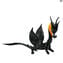 Dragon noir - Verre de Murano original OMG