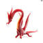 Dragon rouge - Verre de Murano original OMG