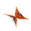 Maravilhosa estatueta de borboleta laranja - Vidro de Murano original OMG