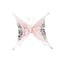 멋진 분홍색 나비 조각상 - 오리지널 무라노 유리 OMG