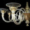 威尼斯枝形吊燈裝飾 - 金色 - 原始穆拉諾玻璃 OMG