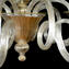 威尼斯枝形吊燈裝飾 - 金色 - 原始穆拉諾玻璃 OMG