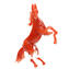 Caballo rojo rampante - Cristal de Murano original OMG