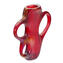 花瓶 アンサ レッド - オリジナル ムラーノ ガラス OMG