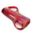 花瓶 Ansa iridized Red - Original Murano Glass OMG