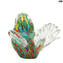 Moineau Multicolore - Verre Original de Murano OMG