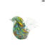 Moineau Multicolore - Verre Original de Murano OMG