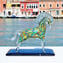 Trojanisches Pferd – Original Murano-Glas OMG